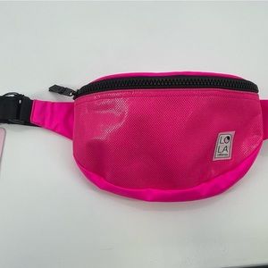Lola California neon pink fanny pack